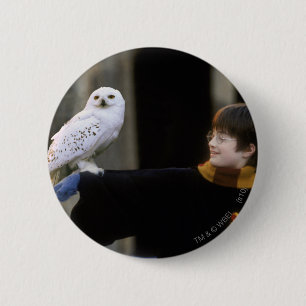 Badge Rond 5 Cm Harry et Hedwig 3