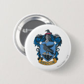 Badge Rond 5 Cm Harry Potter | Armoiries de Ravenclaw (Devant & derrière)