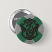 Badge Rond 5 Cm Harry Potter | Blason de la maison Serpentard (Devant & derrière)