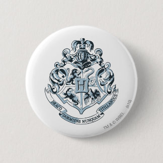 Badge Rond 5 Cm Harry Potter | Blason de Poudlard - Bleu