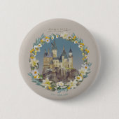 Badge Rond 5 Cm HARRY POTTER™ | CHÂTEAU DE Poudlard™ (Devant)