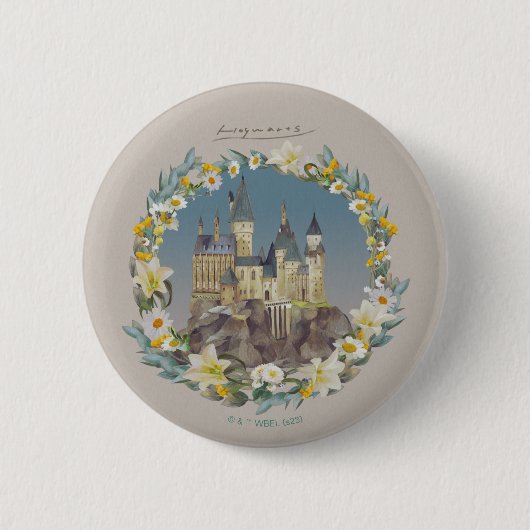 BADGE ROND 5 CM HARRY POTTER™ | CHÂTEAU HOGWARTS™ (Devant)