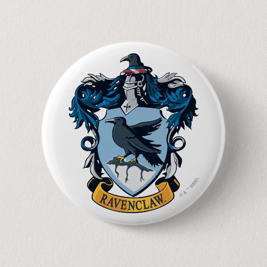 Badge Rond 5 Cm Harry Potter | Cimier gothique Ravenclaw (Devant)