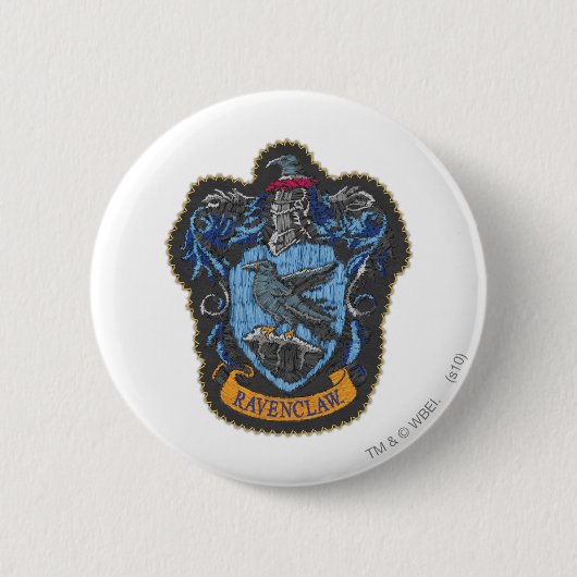 Badge Rond 5 Cm Harry Potter | Classic Crest de Ravenclaw (Devant)