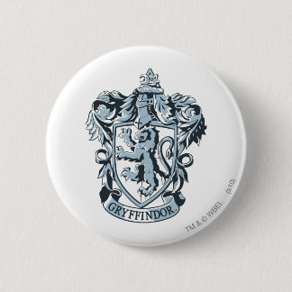 Badge Rond 5 Cm Harry Potter | Gryffindor Crest Blue