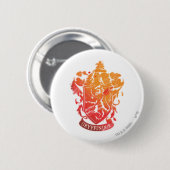 Badge Rond 5 Cm Harry Potter | Gryffindor Crest - Splissé (Devant & derrière)