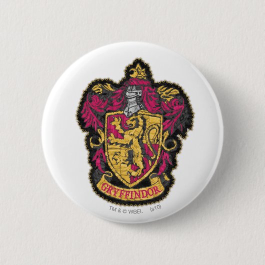 Badge Rond 5 Cm Harry Potter | Gryffindor House Crest (Devant)