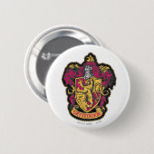 Badge Rond 5 Cm Harry Potter | Gryffindor House Crest (Devant & derrière)