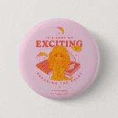 Badge Rond 5 Cm HARRY POTTER™ | Hermione Granger C'est excitant (Devant)
