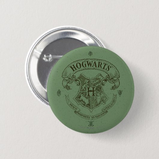 Badge Rond 5 Cm Harry Potter | Hogwarts Banner Crest (Devant & derrière)