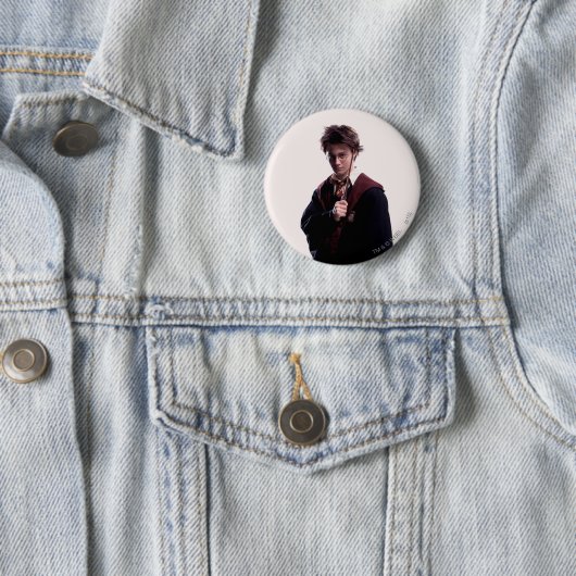 Badge Rond 5 Cm Harry Potter Lève (En situation)