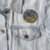 Badge Rond 5 Cm Harry Potter | Peinture Ravenclaw rustique (En situation)