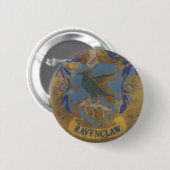 Badge Rond 5 Cm Harry Potter | Peinture Rustique Ravenclaw (Devant & derrière)