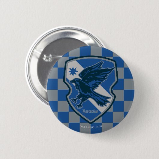 Badge Rond 5 Cm Harry Potter | Ravenclaw House Pride Crest (Devant & derrière)
