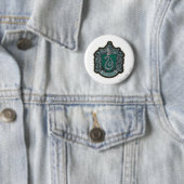 Badge Rond 5 Cm Harry Potter | Retro Mighty Slytherin Crest (En situation)