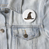 Badge Rond 5 Cm Harry Potter Sortilège | Chapeau magique (En situation)