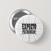 Badge Rond 5 Cm Harry Potter Spell | ATTENDEZ PATRONUM™ ! (Devant & derrière)