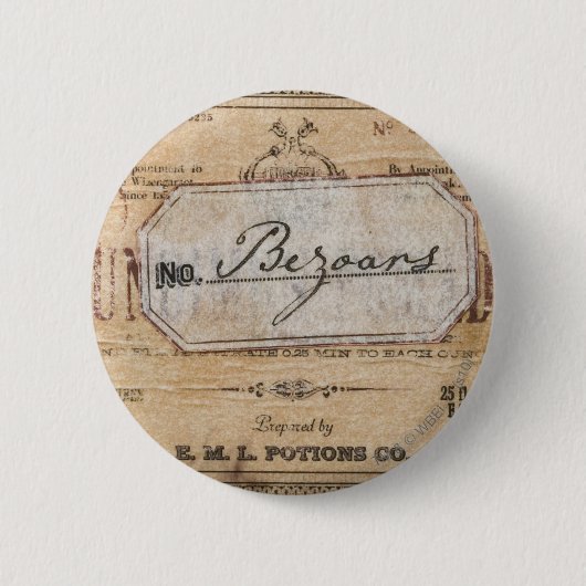 Badge Rond 5 Cm Harry Potter Spell | Bezoars (Devant)