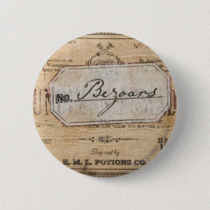 Badge Rond 5 Cm Harry Potter Spell   Bezoars
