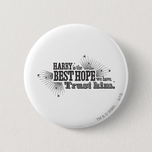 Badge Rond 5 Cm Harry Potter Spell | Notre meilleur espoir (Devant)