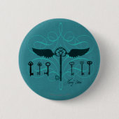 Badge Rond 5 Cm Harry Potter Spell | Touches volantes (Devant)
