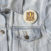 Badge Rond 5 Cm HARRY POTTER™ | Summer Magic HUFFLEPUFF™ Crest (En situation)