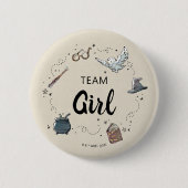 Badge Rond 5 Cm HARRY POTTER™ Team Girl (Devant)