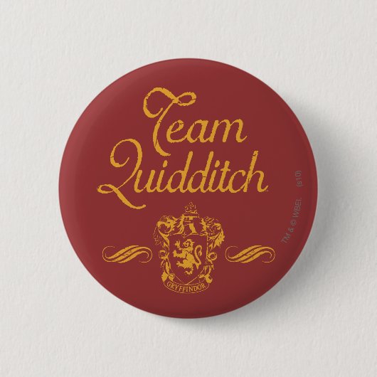 Badge Rond 5 Cm Harry Potter | Team QUIDDITCH™ (Devant)