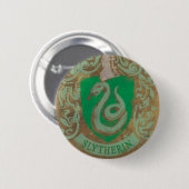 Badge Rond 5 Cm Harry Potter | Vintage Slytherin (Devant & derrière)