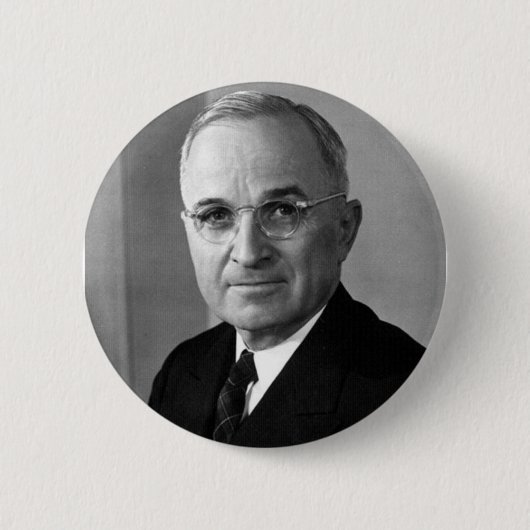 Badge Rond 5 Cm Harry S. Truman 33e président (Devant)