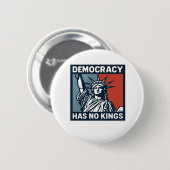 Badge Rond 5 Cm Has No Kings (Devant & derrière)