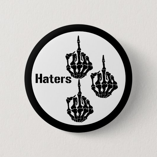 BADGE ROND 5 CM HATERS (Devant)