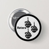 BADGE ROND 5 CM HATERS (Devant & derrière)