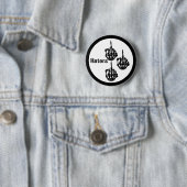 BADGE ROND 5 CM HATERS (En situation)