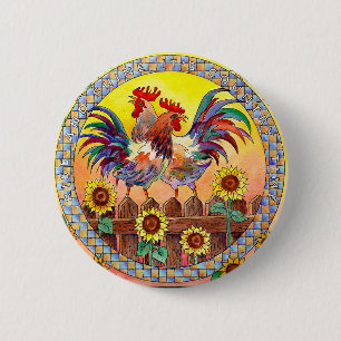 Badge Rond 5 Cm HAUSSE et ÉCLAT par SHARON SHARPE