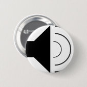 Badge Rond 5 Cm Haut-parleur Volume (Devant & derrière)