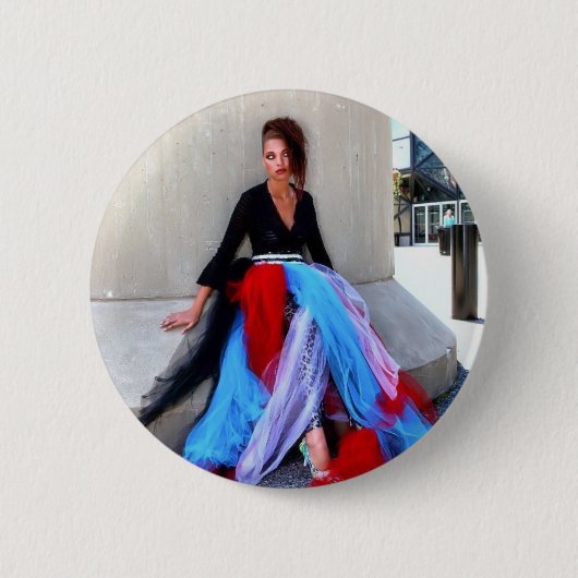 Badge Rond 5 Cm haute couture 168 (Devant)