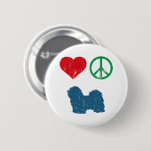Badge Rond 5 Cm Havanese (Devant & derrière)