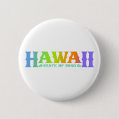 Badge Rond 5 Cm Hawaï (Devant)