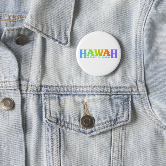 Badge Rond 5 Cm Hawaï (En situation)