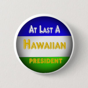 Badge Rond 5 Cm Hawaïen