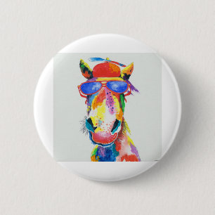 Badge Rond 5 Cm HAZ29 Horse.tif
