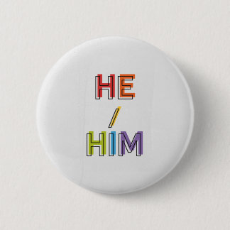 Badge Rond 5 Cm He/Him