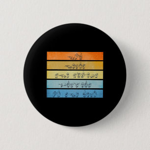 Badge Rond 5 Cm Hears Prayers Sourde Sensibilisation Langue des si