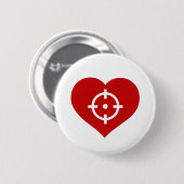 Badge Rond 5 Cm Heart (Devant & derrière)