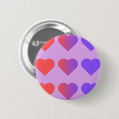 Badge Rond 5 Cm Heart Pin (Devant & derrière)