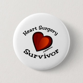 Badge Rond 5 Cm Heart Surgery Survivor