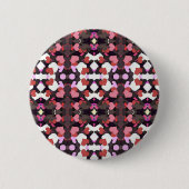 Badge Rond 5 Cm HEARTS WITH Love (Devant)