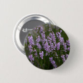 Badge Rond 5 Cm Heather commune (Calluna vulgaris) (Devant & derrière)
