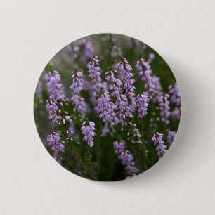 Badge Rond 5 Cm Heather commune (Calluna vulgaris)